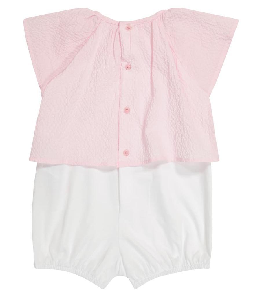 商品IL GUFO|Baby缀饰弹力棉质连体衣,价格¥466,第4张图片详细描述