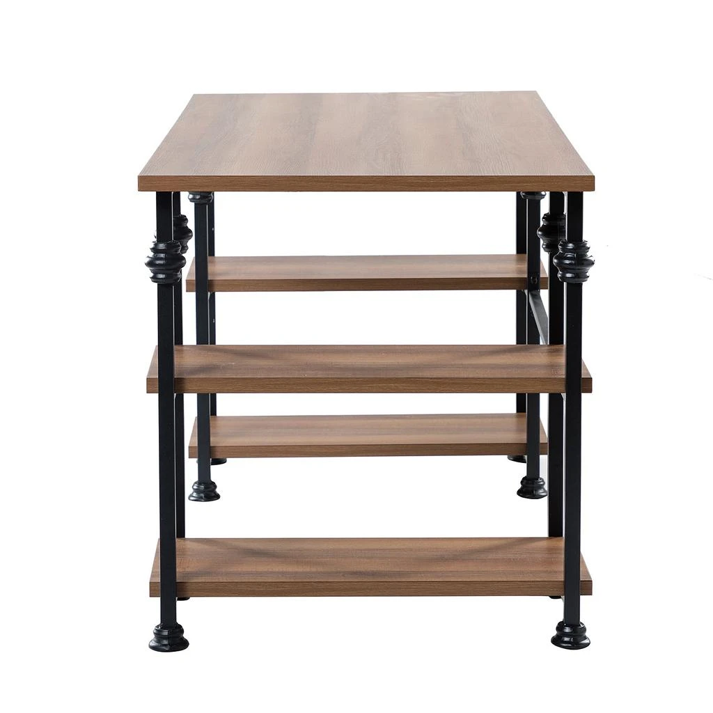 商品Tina's Home|Eldar Contemporary Modern Adjustable Desk with a powder-coated metal frame,价格¥3475,第3张图片详细描述