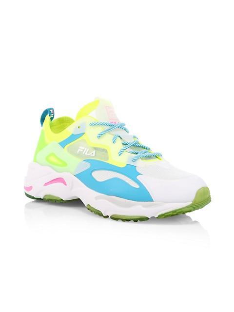 商品Fila|Ray Tracer Pastel Patchwork Sneakers,价格¥371,第4张图片详细描述