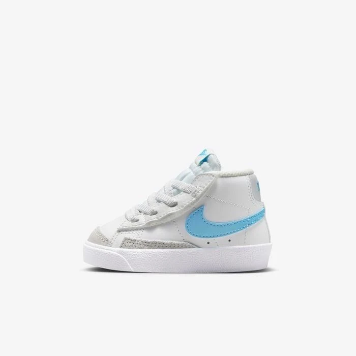 商品NIKE|Blazer Mid '77 DA4088-114 Sneakers Toddlers White Blue Leather Casual Shoes,价格¥313,第2张图片详细描述