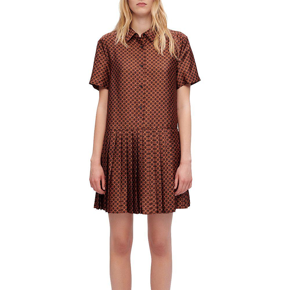 Rablic Pleated Shirt Dress商品第1张图片规格展示