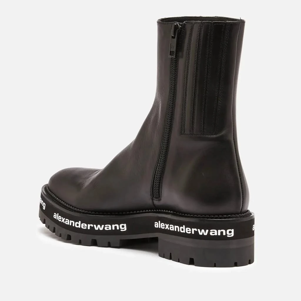 商品Alexander Wang|Alexander Wang Women's Sanford Leather Chelsea Boots - Black,价格¥3658,第2张图片详细描述