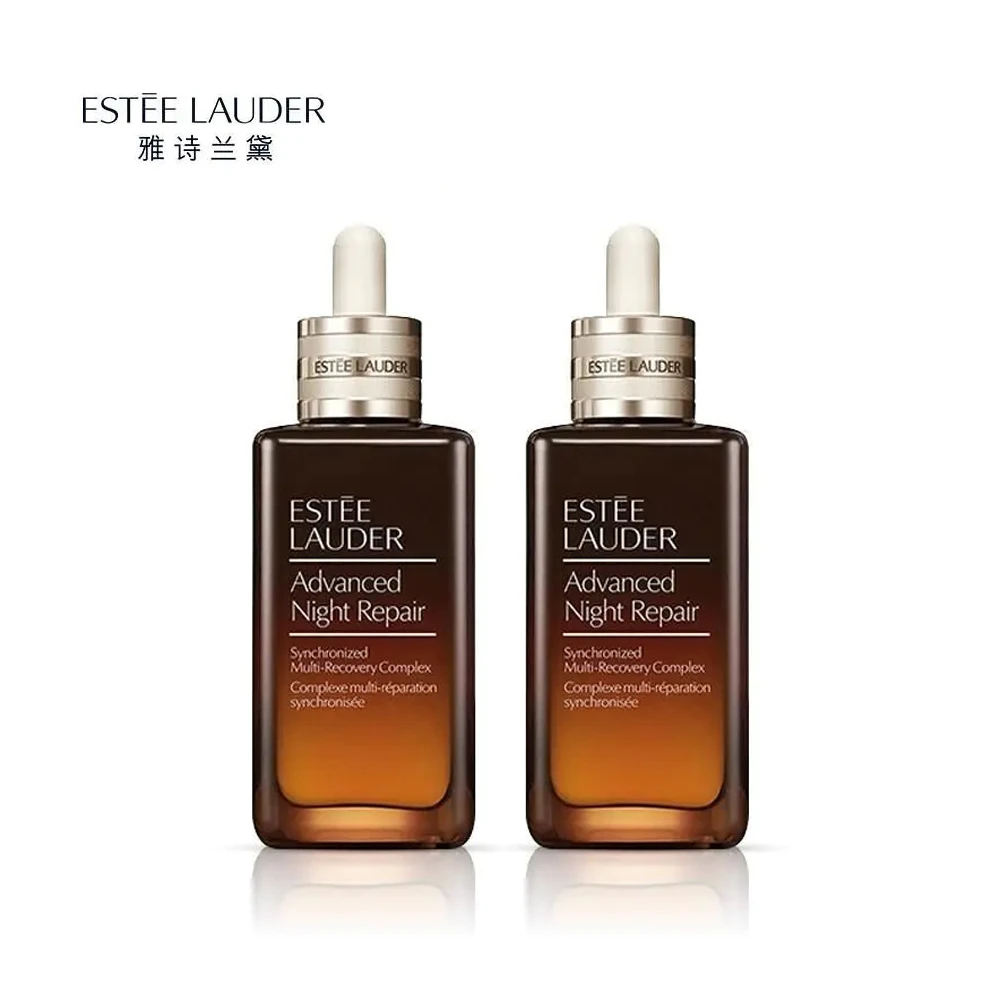 商品Estée Lauder|雅诗兰黛第七代小棕瓶修护特润精华100ml*2瓶紧致淡纹【香港直邮】Advanced Night Repair Synchronized Multi-Recovery Complex ,价格¥1005,第1张图片