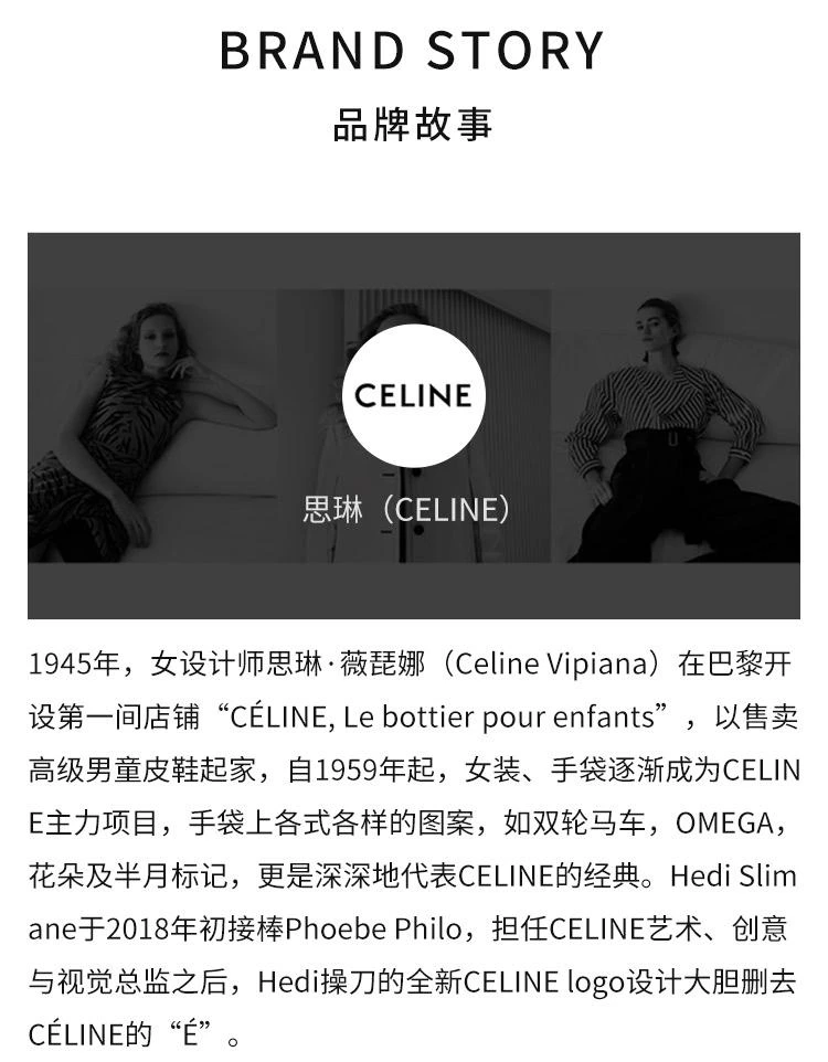 商品Celine|CELINE/赛琳 21新款 女士TRIOMPHE 02深玳瑁色镜框棕色镜片醋酸酯太阳眼镜,价格¥5125,第4张图片详细描述