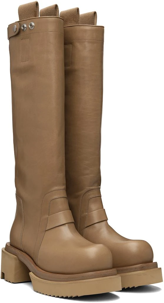 商品Rick Owens|Taupe Pull On Bogun Boots,价格¥12255,第4张图片详细描述