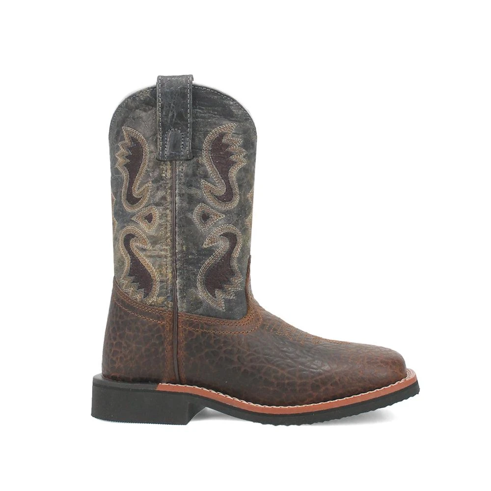 商品Dan Post Boots|Creek Square Toe Cowboy Boots (Little Kid-Big Kid),价格¥644,第1张图片