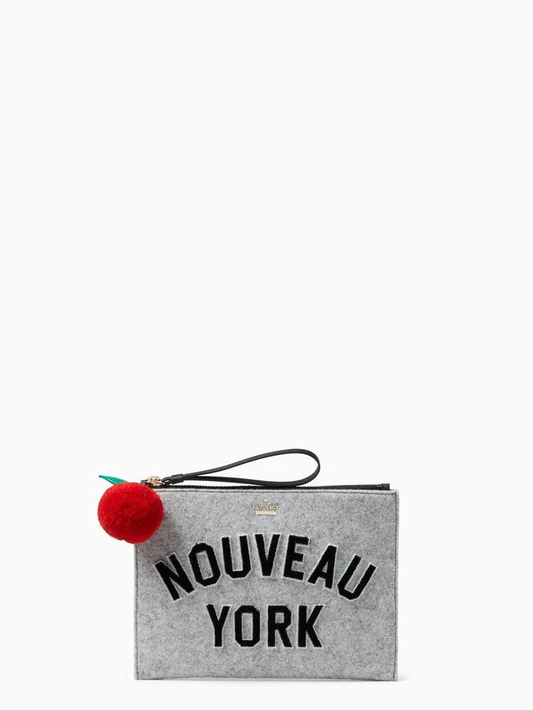 商品Kate Spade|nouveau york medium bella pouch,价格¥581,第1张图片