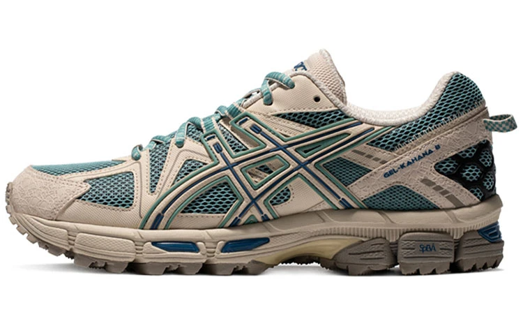 商品[国内直发] Asics|Gel-Kahana 8 抓地透气 织物减震防滑耐磨透气 低帮 休闲城市通勤跑步鞋 女款 绿灰,价格¥599,第1张图片