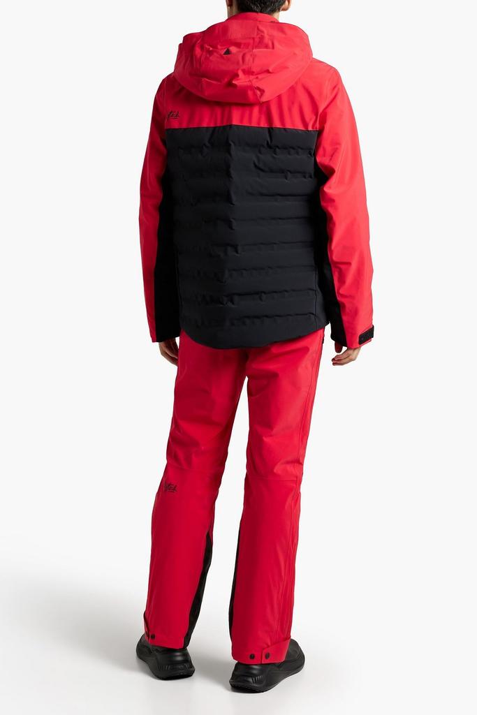 Ajax quilted color-block hooded ski jacket商品第3张图片规格展示