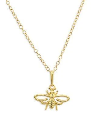 商品Saks Fifth Avenue|14K Yellow Gold Bee Pendant Necklace,价格¥1582,第1张图片