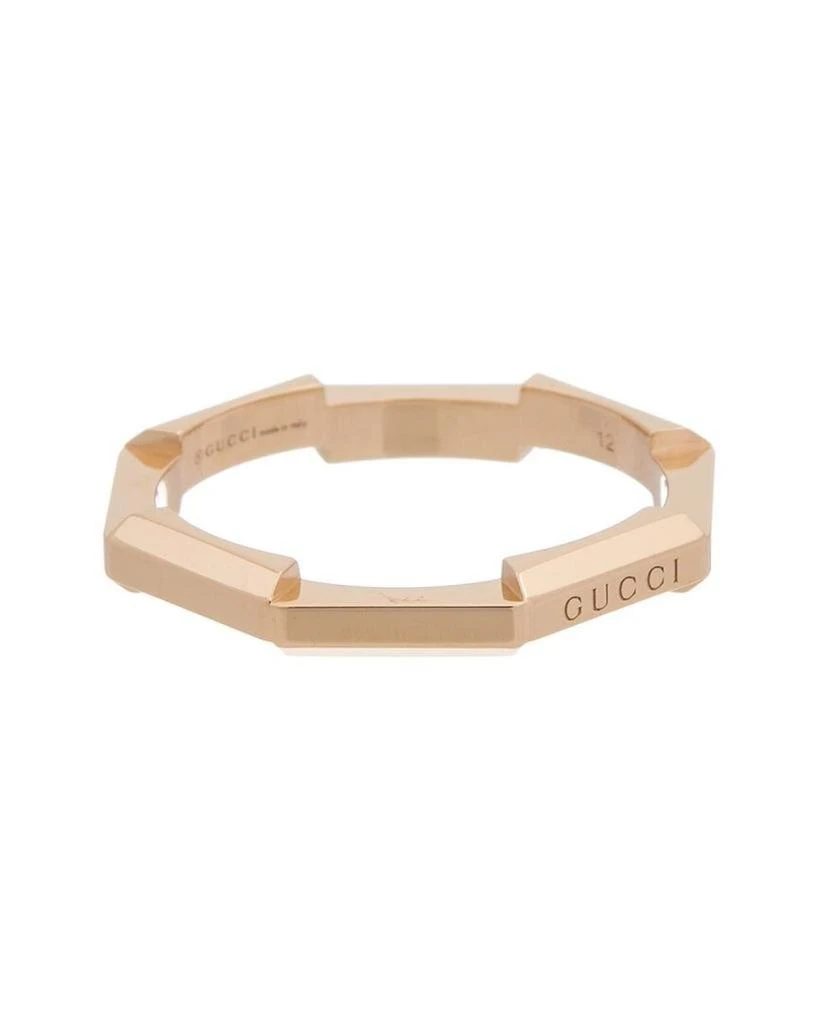 商品Gucci|Gucci Link to Love 18K Rose Gold Ring,价格¥7769,第1张图片详细描述