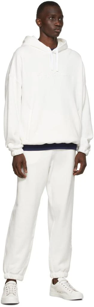 商品Giorgio Armani|White Logo Lounge Pants,价格¥2314,第4张图片详细描述