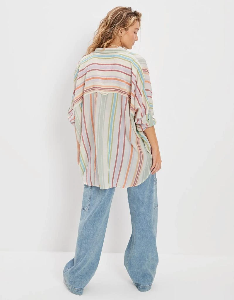 商品AE|AE Go Big Oversized Shirt,价格¥228,第2张图片详细描述