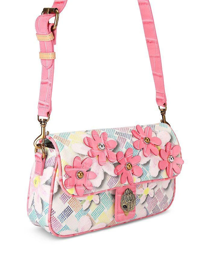 商品Kurt Geiger|Camden Flap Flower Shoulder Bag,价格¥1185,第2张图片详细描述