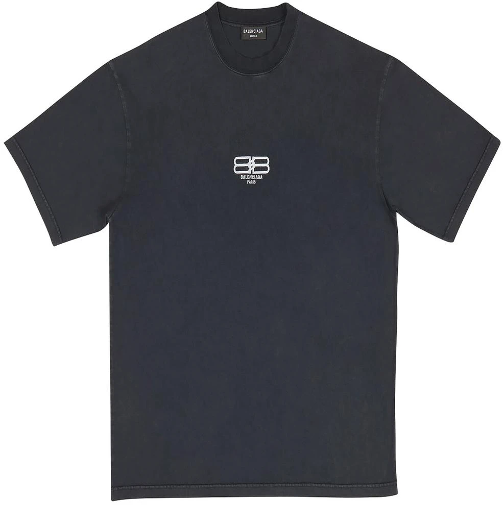 商品Balenciaga|BB PARIS标识男士中等剪裁T恤,价格¥3687,第1张图片
