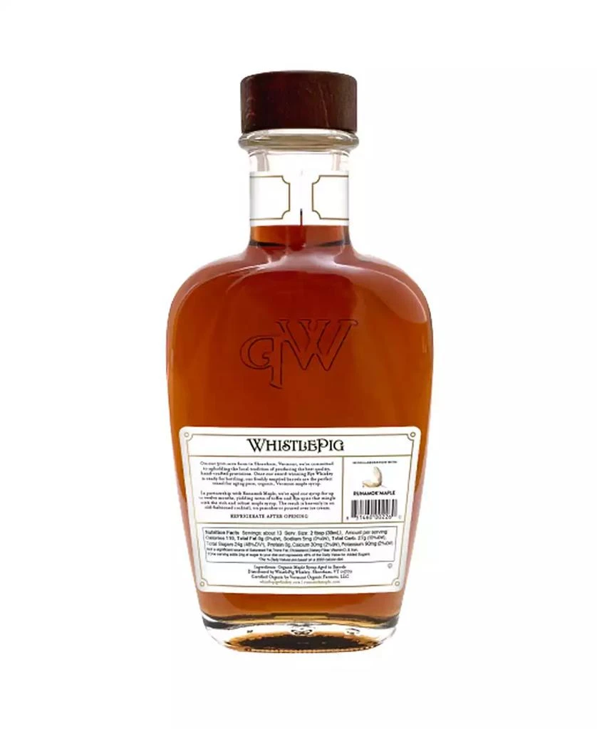商品Runamok Maple|Whistlepig Rye Whiskey Barrel-Aged Maple Syrup,价格¥188,第2张图片详细描述