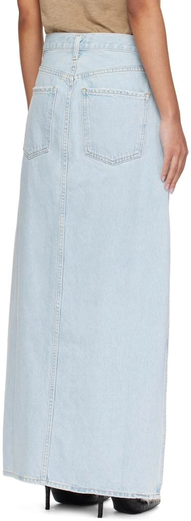 商品AGOLDE|Blue Astrid Slice Denim Maxi Skirt,价格¥816,第3张图片详细描述