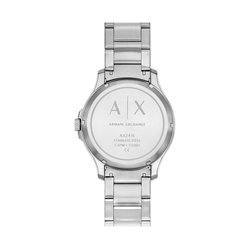 商品Armani Exchange|Men's Stainless Steel Bracelet Watch 46mm,价格¥1834,第4张图片详细描述