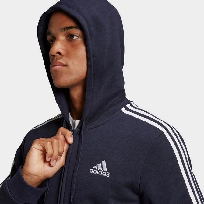 Men's adidas Essentials Fleece 3-Stripes Full Zip Hoodie 商品