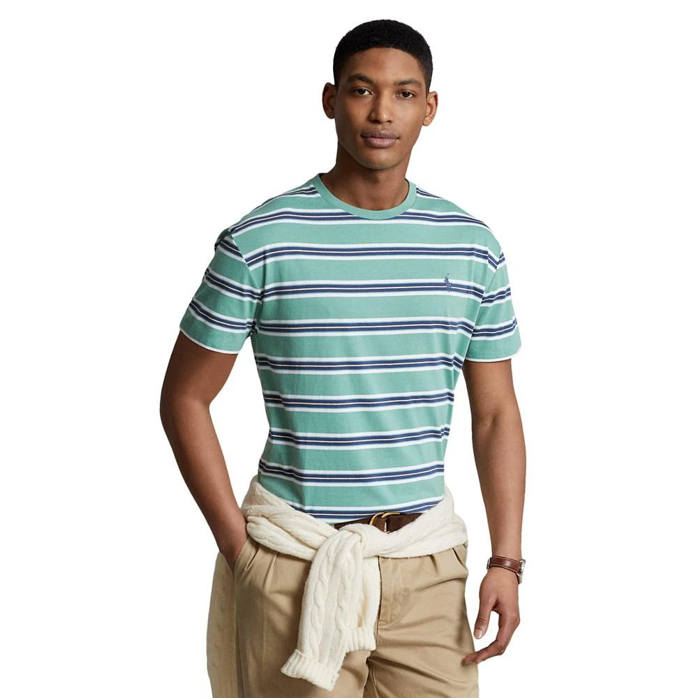 商品Ralph Lauren|Men's Classic-Fit Striped Jersey T-Shirt,价格¥96,第1张图片