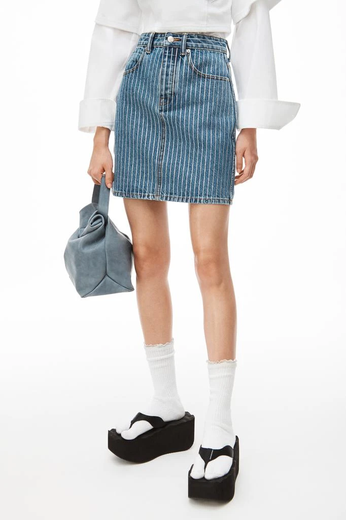 商品Alexander Wang|SMALL LUNCH BAG IN WAXED LEATHER,价格¥2447,第3张图片详细描述