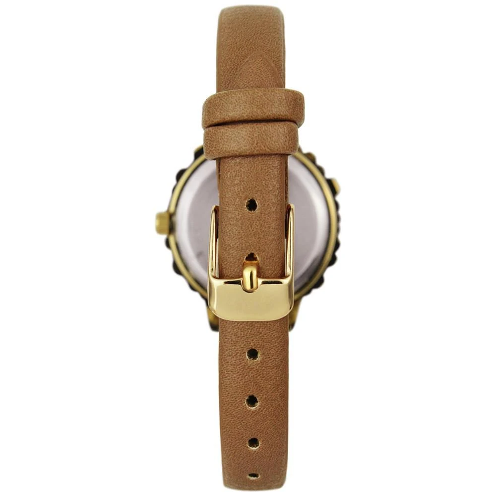 商品Charter Club|Women's Brown Faux Leather Strap Watch 32mm, Created for Macy's,价格¥119,第2张图片详细描述