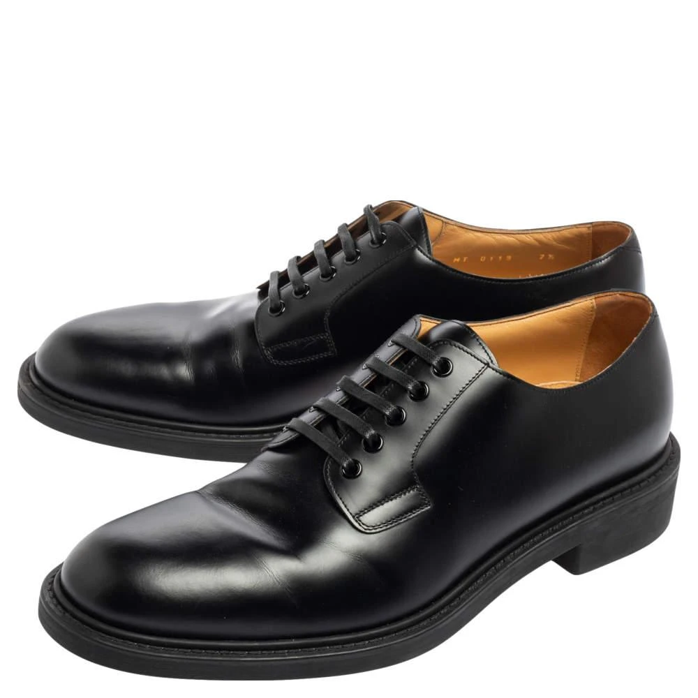 商品[二手商品] Louis Vuitton|Louis Vuitton Black Leather Lace-Up Derby Size 41.5 ,价格¥3119,第4张图片详细描述