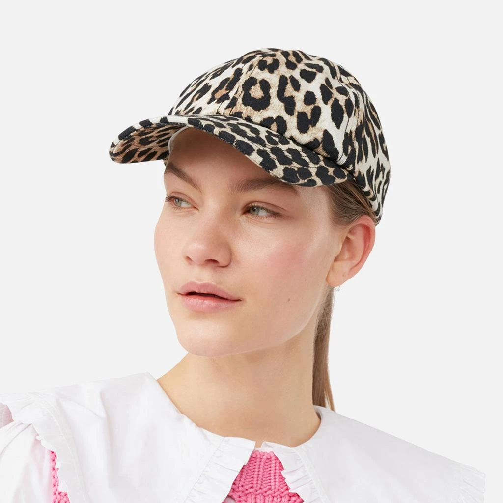 商品Ganni|Ganni Women's Organic Cotton Cap - Leopard,价格¥384,第2张图片详细描述