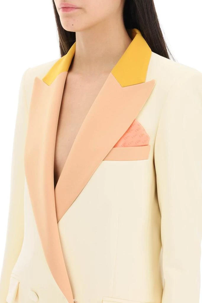 商品HEBE STUDIO|Hebe studio 'bianca' double-breasted blazer in neo-crepe,价格¥3329,第4张�图片详细描述