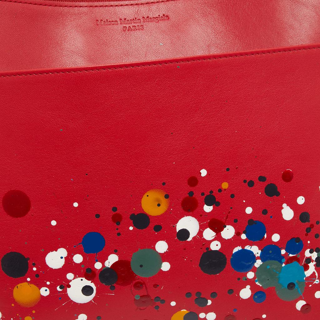 Maison Martin Margiela Red Leather Clutch商品第5张图片规格展示