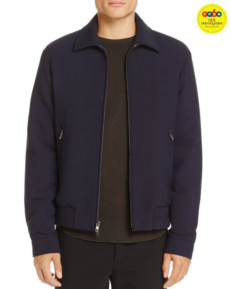 商品Vince|Vince Zip Front Flight Jacket - GQ60, 100% Exclusive,价格¥5257,第1张图片