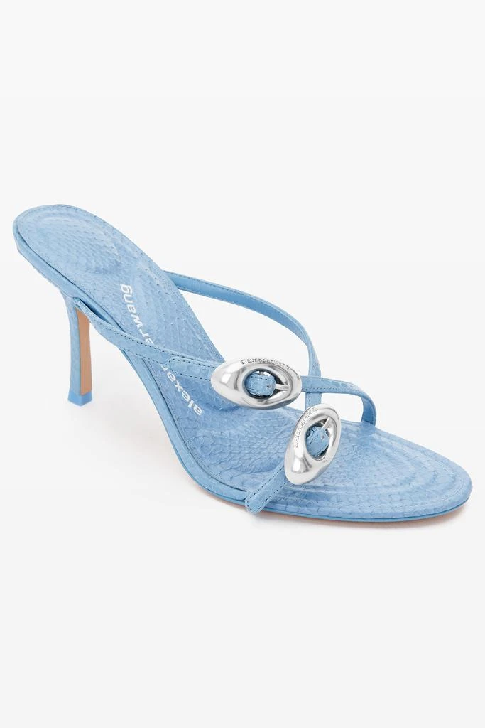 商品Alexander Wang|dome 85 water snake strappy slide sandal,价格¥1310,第2张图片详细描述