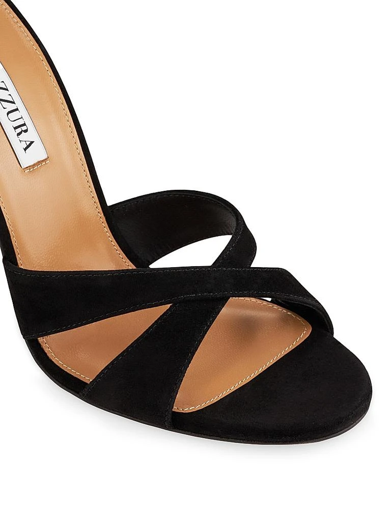 商品Aquazzura|Divine 105MM Suede Sandals,价格¥6236,第3张图片详细描述