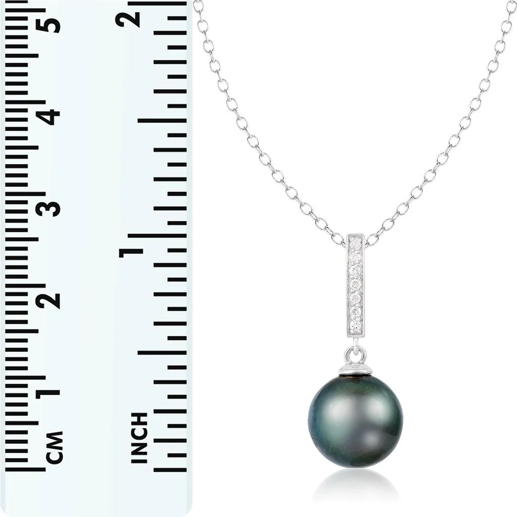 商品Splendid Pearls|14K Gold Tahitian Pearl Pendant Necklace Necklace,价格¥3250,第4张图片详细描述