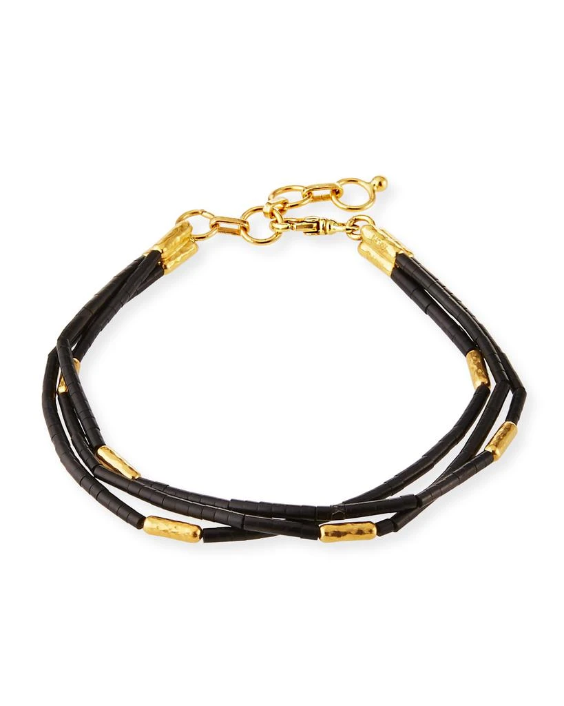 商品Gurhan|24K Gold 3-Strand Bead Bracelet,价格¥19342,第1张图片