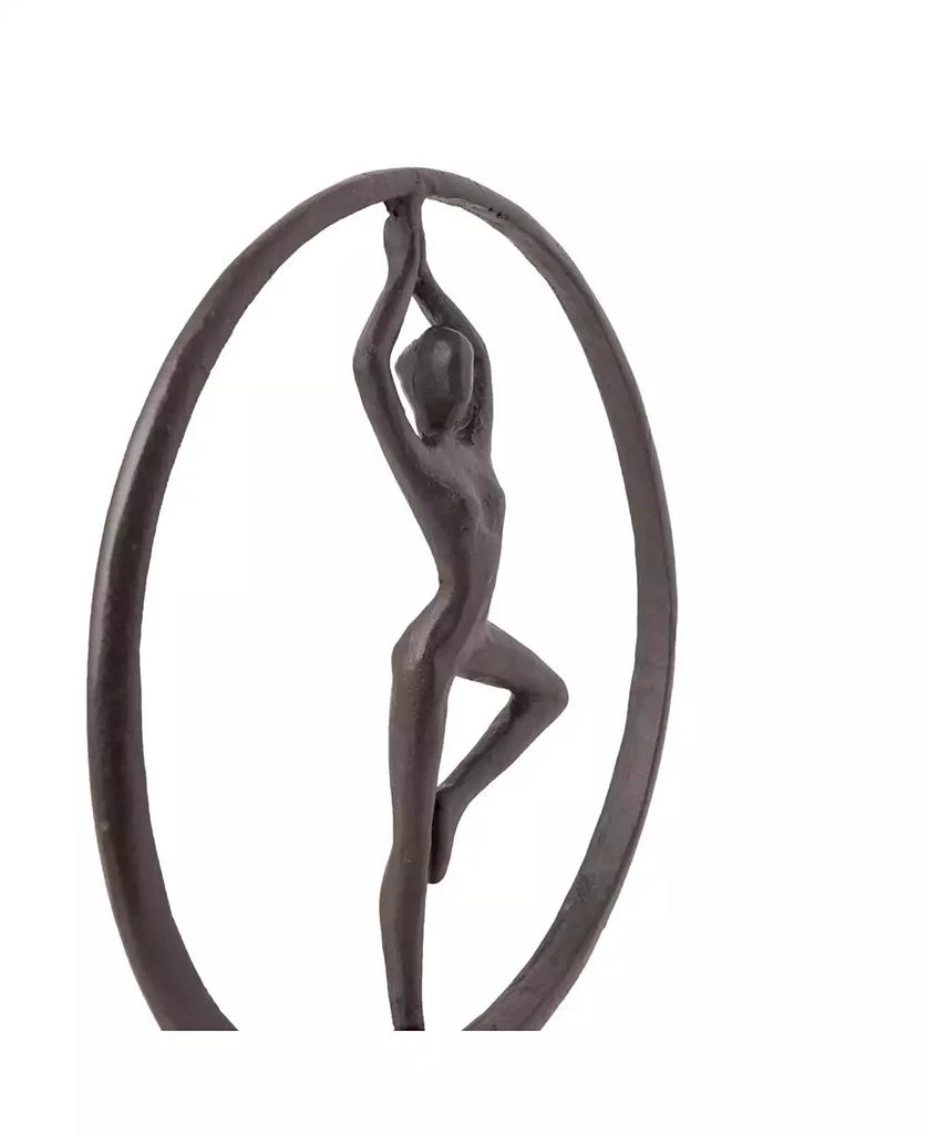 商品Danya B|Yoga Tree Circle Cast Iron Sculpture,价格¥346,第2张图片详细描述