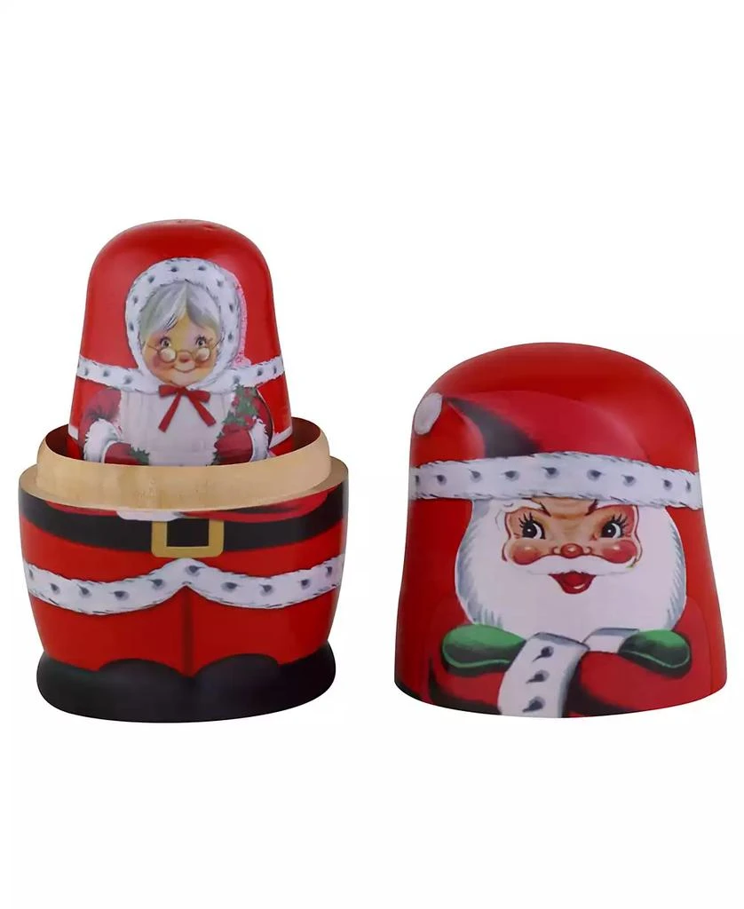 Santa and North Pole Pals Nesting Wooden Christmas Figurines, Set of 5 商品