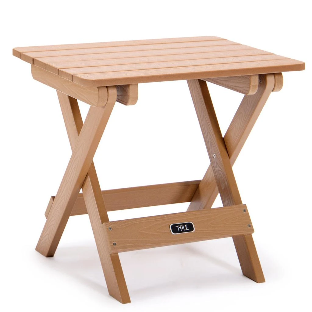 商品Simplie Fun|Adirondack Portable Folding Side Table Square All-Weather and Fade-Resistant Plastic,价格¥882,第1张图片