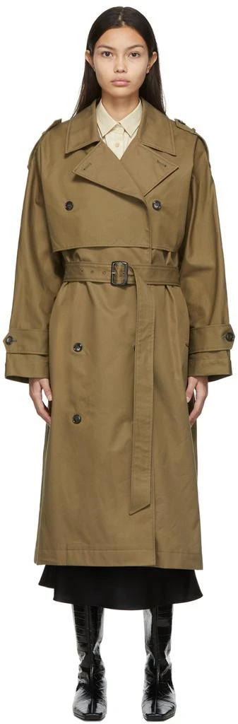 商品Totême|Khaki Trench Coat,价格¥6160,第1张图片