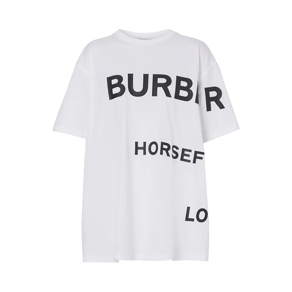 商品[国内直发] Burberry|BURBERRY 白色女士T恤 8048748,价格¥3553,第1张图片