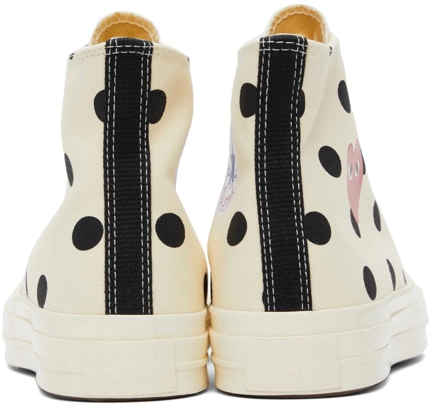 商品Comme des Garcons|Off-White Converse Edition Polka Dot High Sneakers,价格¥1199,第4张图片详细描述