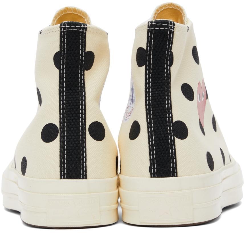 商品Comme des Garcons|Off-White Converse Edition Polka Dot High Sneakers,价格¥1063,第6张图片详细描述