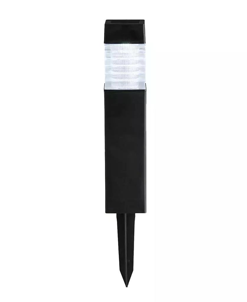 15.25" H Set of 6 Solar Powered Transparent Texture Lens Pathway Stake Light 商品