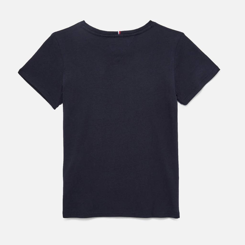 商品Tommy Hilfiger|Tommy Hilfiger Girls' Basic Short Sleeve T-Shirt - Sky Captain,价格¥83,第4张图片详细描述