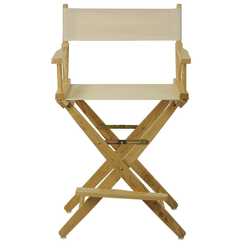 商品American Trails|Extra-Wide Premium 24"  Directors Chair Natural Frame W/Natural Color Cover,价格¥1036,第1张图片
