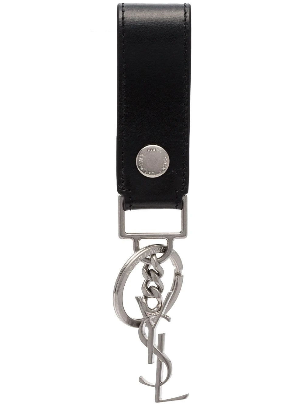 商品【商品预售7天】 Yves Saint Laurent|Yves Saint Laurent 男士钥匙扣 5183230SX0E1000 黑色,价格¥1561,第1张图片