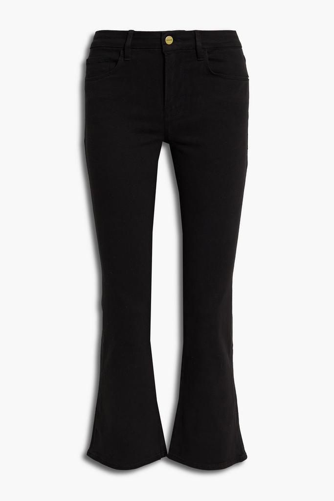 商品FRAME|Le Crop Mini Boot washed low-rise kick flare jeans,价格¥855,第5张图片详细描述