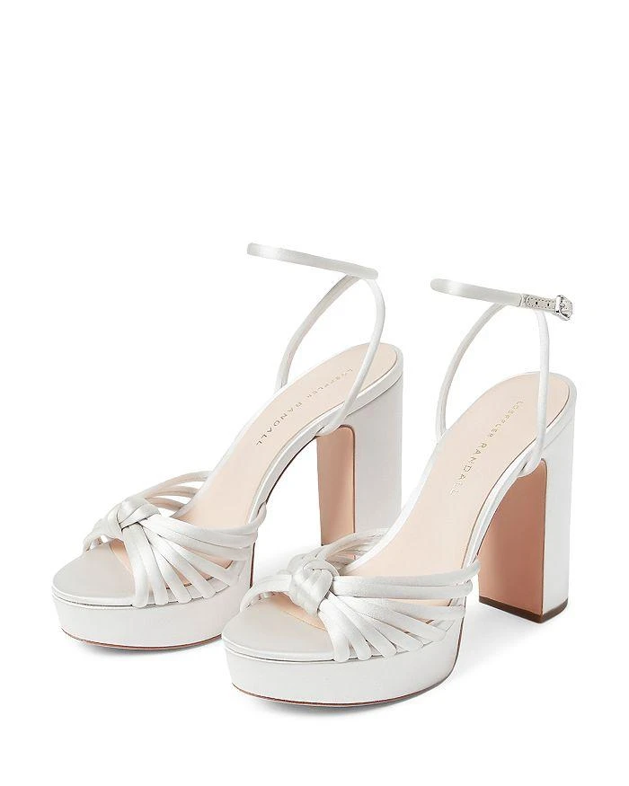 商品Loeffler Randall|Women's Rivka Platform High Block Heel Sandals,价格¥3342,第5张图片详细描述