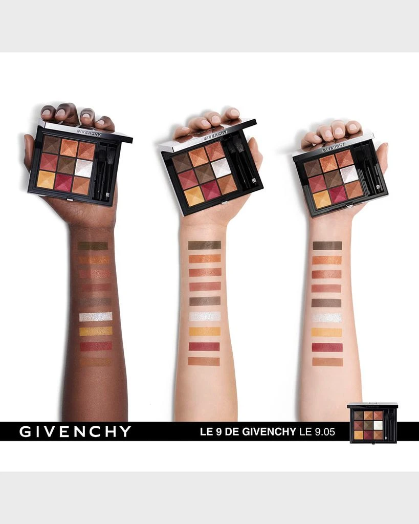 商品Givenchy|Le 9 de Givenchy Multi-finish Eyeshadow Palette,价格¥523,第3张图片详细描述