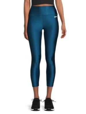 商品DKNY|High Shine Logo Cropped Leggings,价格¥199,第1张图片